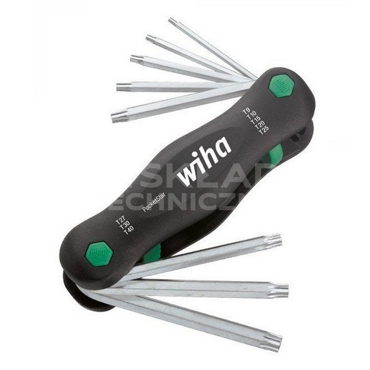 Uchwyt rozkładany Torx PocketStar 363P8 8cz. Wiha 23047