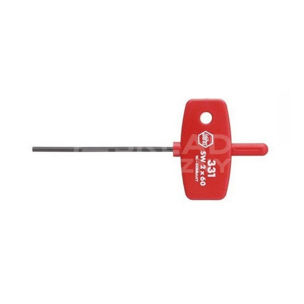 Six-sided key with a handle in the shape of key 331 1.5 60mm Wiha 00894.