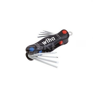 Mini PocketStar SB351PM8X folding mixed handle in a blister pack of 8 pieces. Wiha 27936.