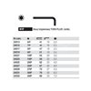 Klucz trzpieniowy Torx Plus krótki 361IP 15IP 58/22mm Wiha 24523