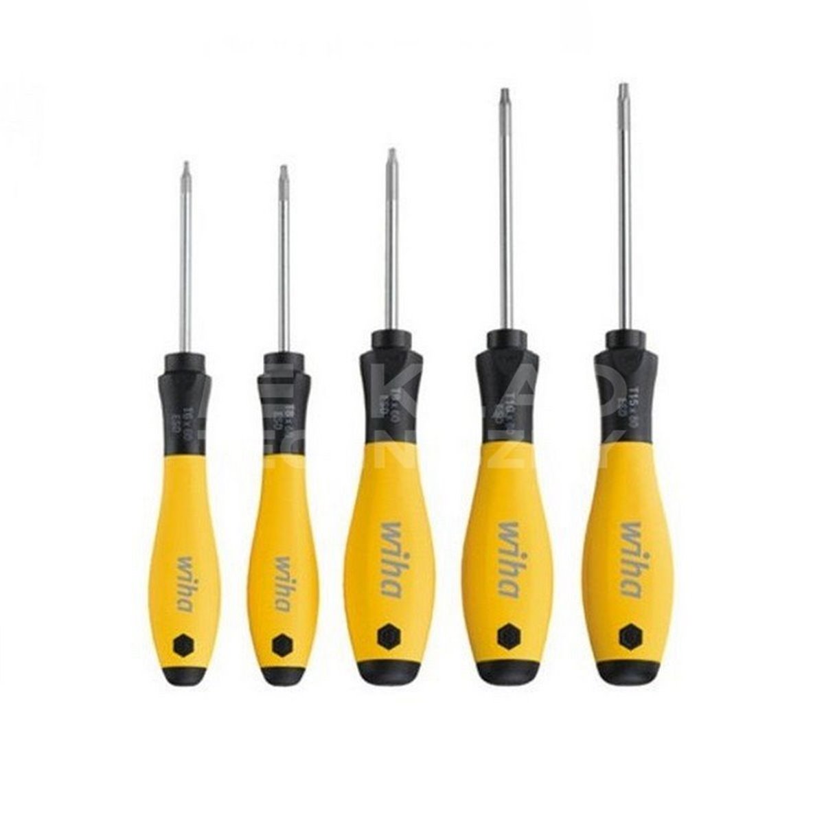 Torx SoftFinish ESD screwdriver set 362ESDK5 5pcs. Wiha 27253.