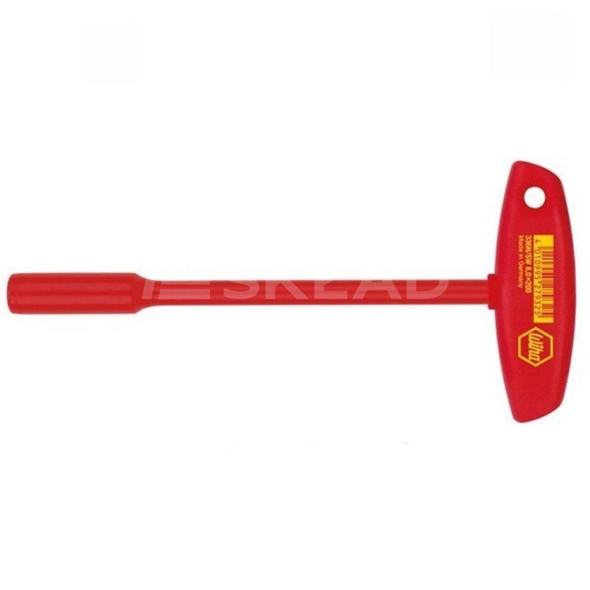 Hexagonal VDE T-handle wrench Classic 336N 10 230mm Wiha 27933.