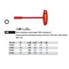 Hexagonal VDE T-handle wrench Classic 336N 10 230mm Wiha 27933.