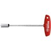 Socket wrench with T-handle. Classic 336 6 200mm Wiha 00967.