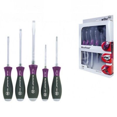 MicroFinish screwdriver set 5533ZK5 PŁ/PZ 5 pcs. by Wiha 29139.