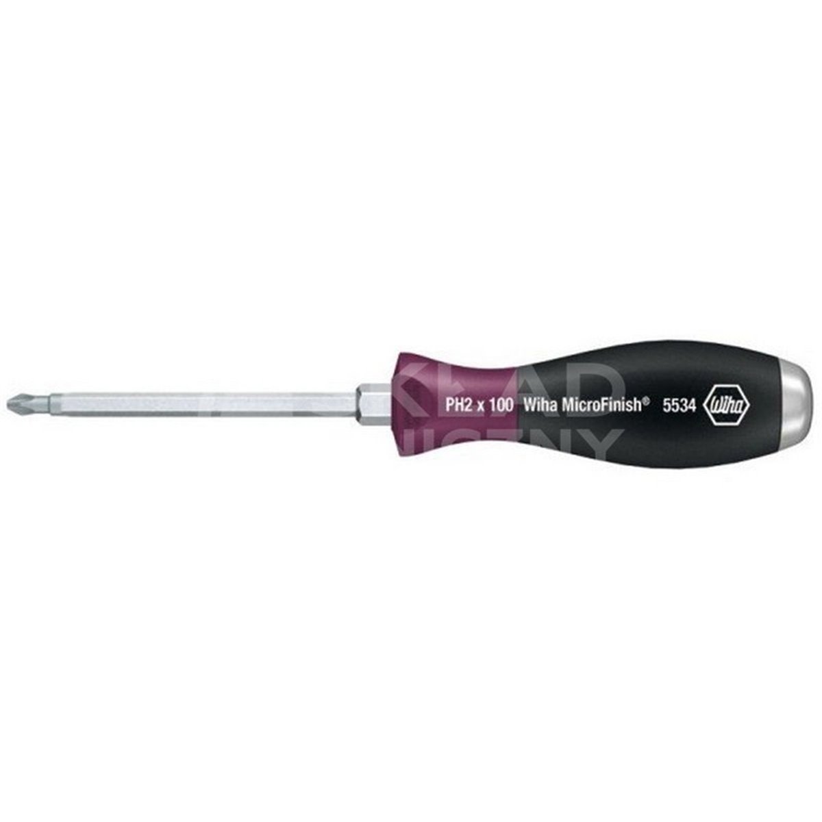 MicroFinish Phillips screwdriver 5534 PH1 80mm Wiha 29149.