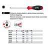 MagicRing SoftFinish Hexagonal Ball End Screwdriver 367R 6 125mm Wiha 26083.