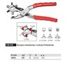 Professional Revolving and Eyelet Pliers Z65205 225mm Wiha 29550