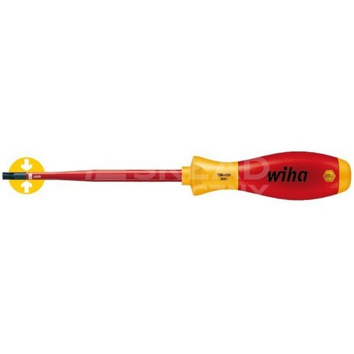 Wkrętak Torx SoftFinish electric slimFix VDE 3251 T30 125mm Wiha 36541