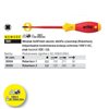 SoftFinish Electric SlimFix VDE 3581 2 125mm Robertson Square Screwdriver by Wiha 35505.
