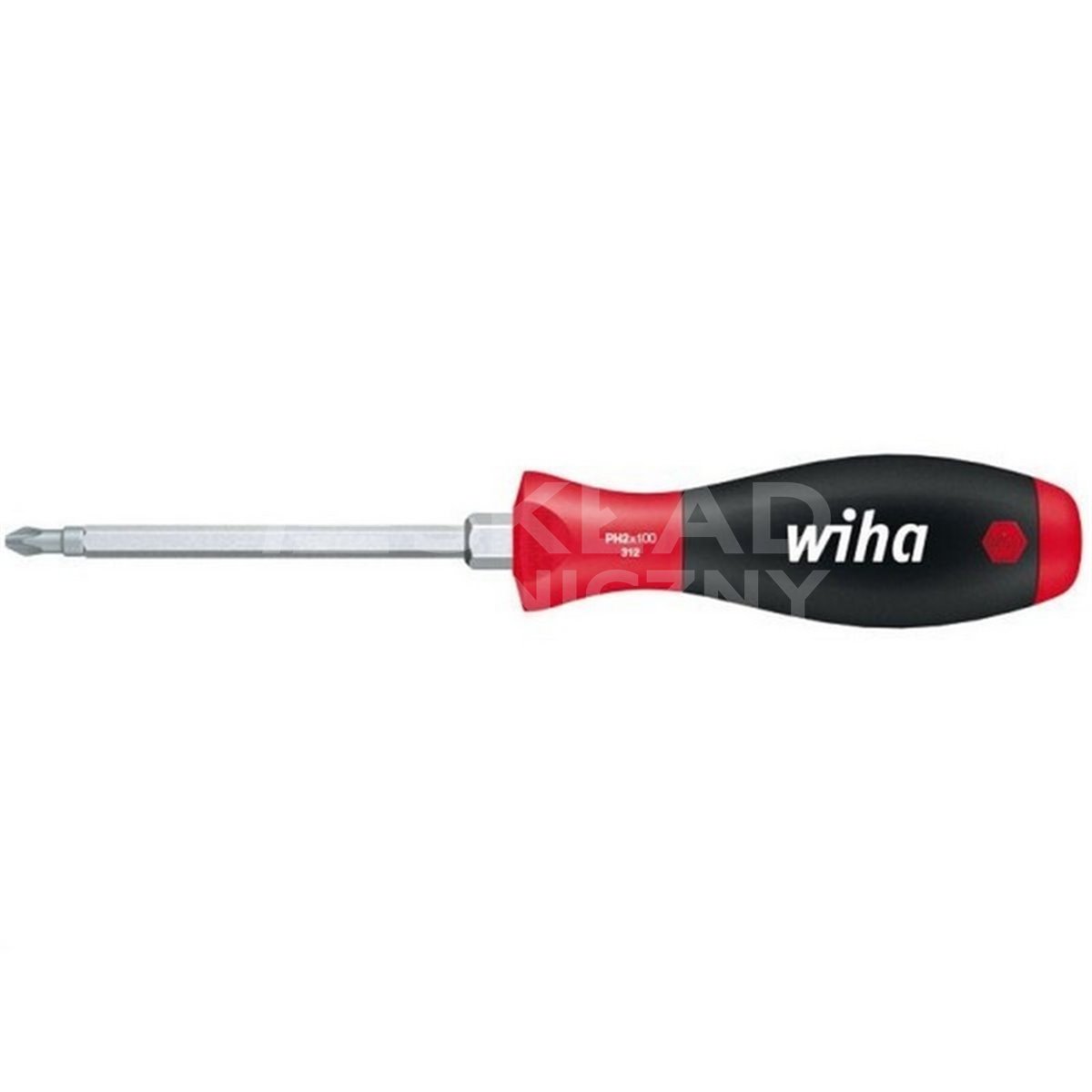 Phillips SoftFinish screwdriver 312 PH2 100mm Wiha 00765.