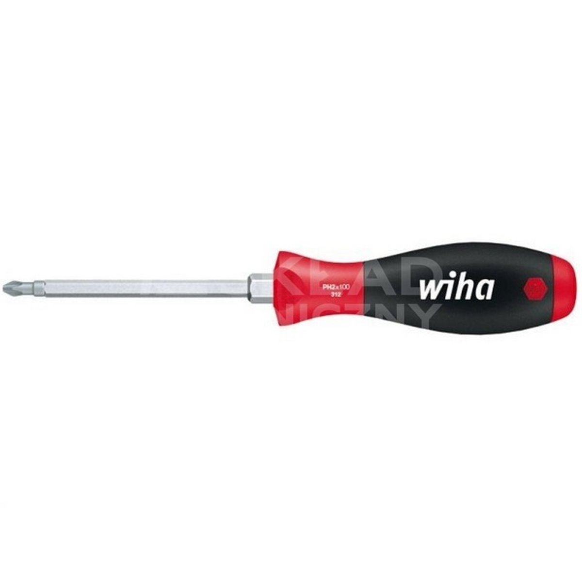 Phillips SoftFinish 312 PH4 200mm Screwdriver by Wiha 00767.