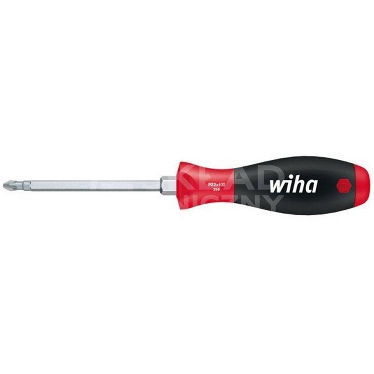 Phillips SoftFinish Screwdriver 314 PZ1 80mm Wiha 00776