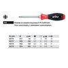 Screwdriver Pozidriv SoftFinish 314 PZ2 100mm Wiha 00777.