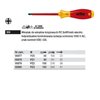 Pozidriv SoftFinish electric VDE screwdriver 324 PZ3 150mm Wiha 00880.