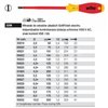 Flat SoftFinish electric VDE screwdriver 320N 5.5 125mm Wiha 00826.