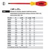 SoftFinish electric VDE 320N 6.0 150mm flat head screwdriver by Wiha 00828.