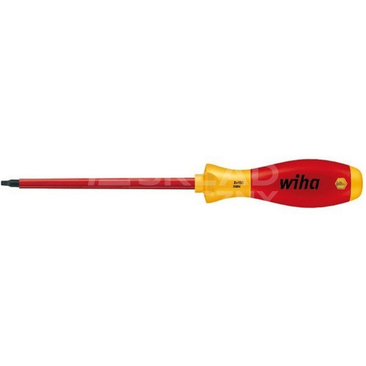 SoftFinish electric VDE 358N 2.3 100mm Robertson square screwdriver by Wiha 32396.