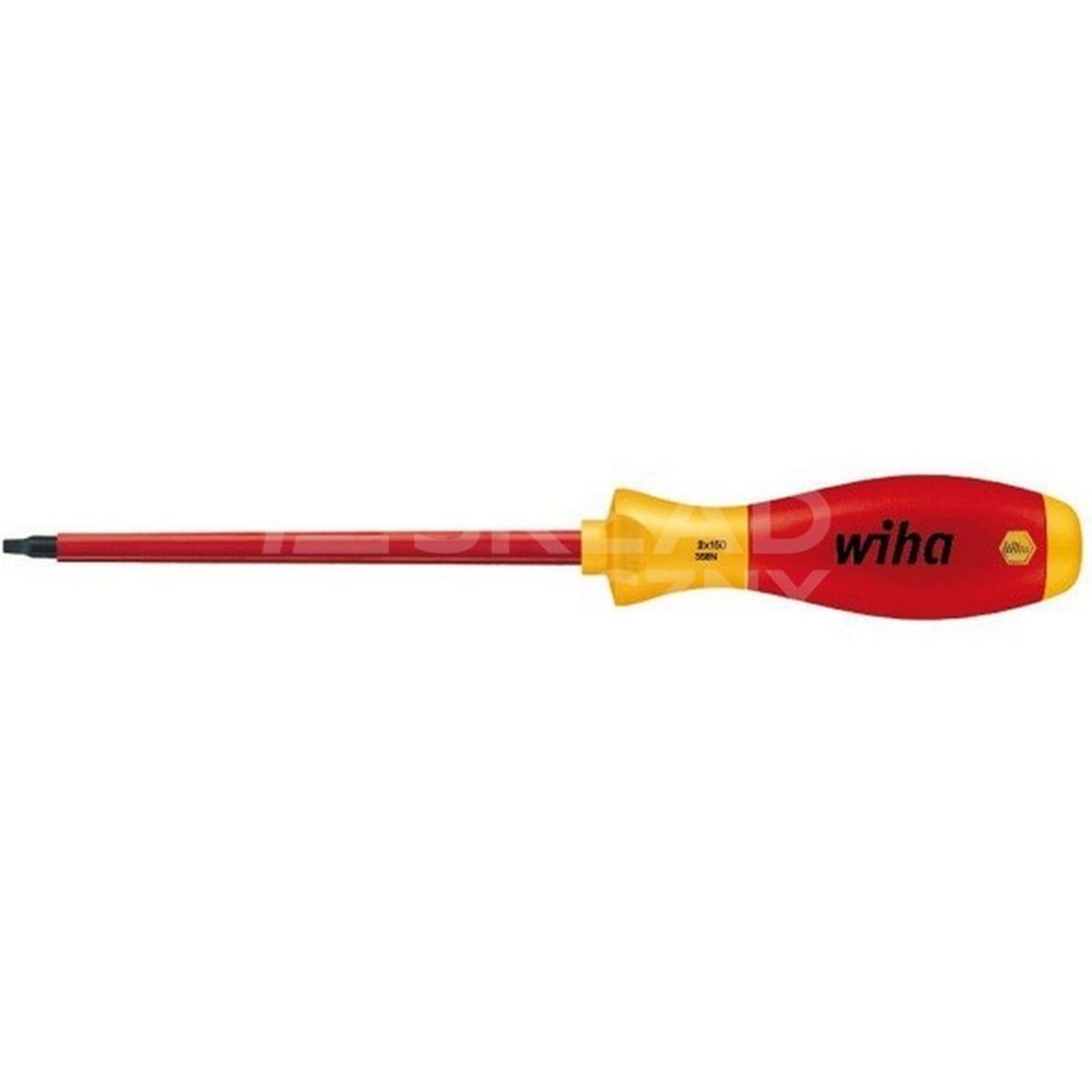 SoftFinish electric VDE Robertson square screwdriver 358N 2.8 150mm Wiha 32397.