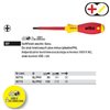 Flat/Phillips SoftFinish electric Xeno VDE 327 SL/PH2 100mm Wiha 30715 screwdriver.