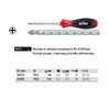 SoftFinish 3111 PH1 Phillips Screwdriver 80mm Wiha 36072 with Scale