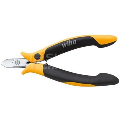 Professional ESD side cutting pliers Z43104 115mm in a blister pack by Wiha 27447.
