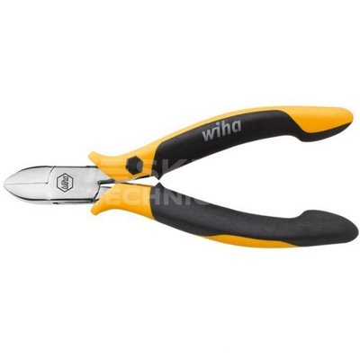 Professional ESD Side Cutter Pliers Z44304 115mm in Wiha 27449 blister pack.