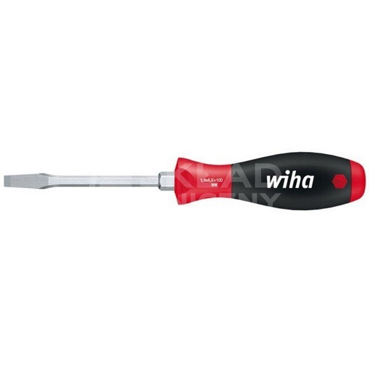 Wkrętak do wkrętów płaskich SoftFinish 308 7,0 125mm Wiha 00735