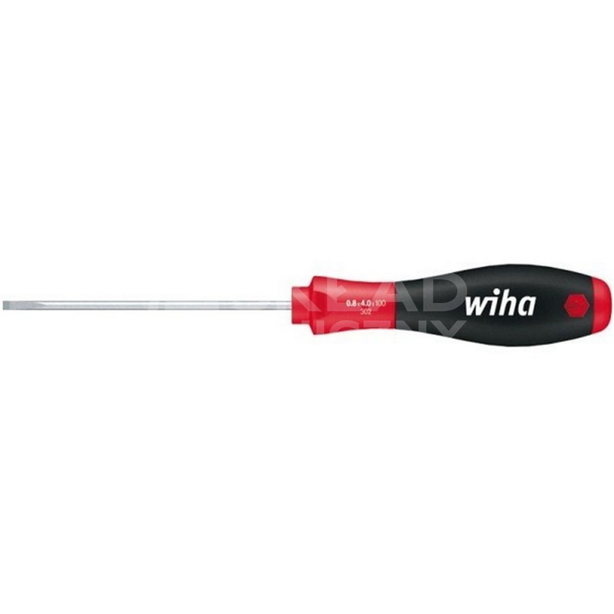 SoftFinish 302 6.0 300mm Flat Screwdriver for Electricians by Wiha 32384.