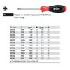 Phillips SoftFinish 311 PH0 60mm screwdriver by Wiha 00754.