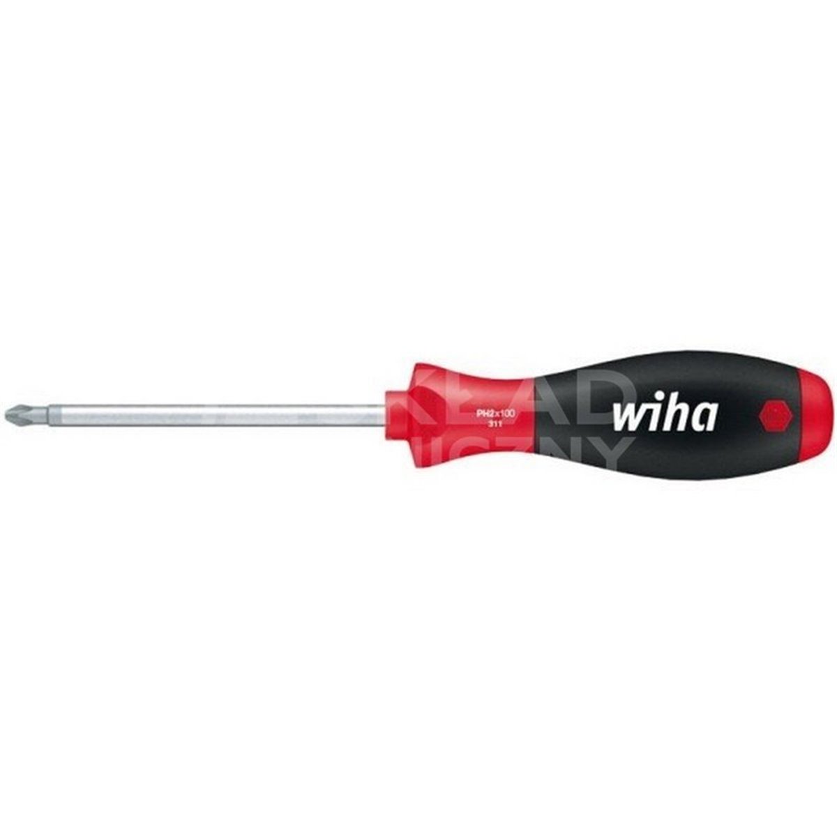 Phillips SoftFinish Screwdriver 311 PH2 300mm Wiha 03739