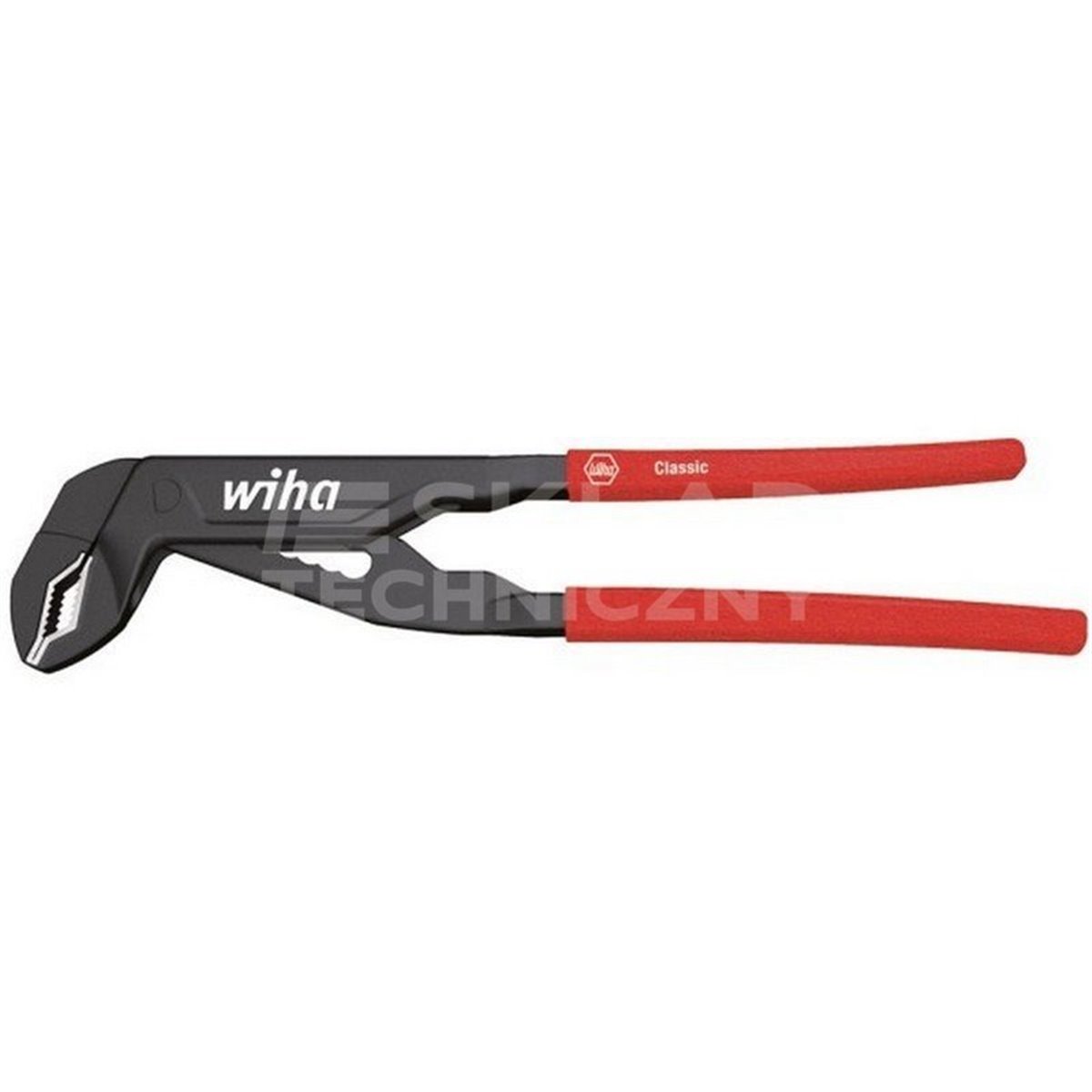 Adjustable pliers with Classic Z21001 250mm jaws in a Wiha 27381 blister pack.