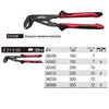 Adjustable Industrial Pliers Z21002 180mm in Wiha 36985 blister pack.