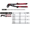 Adjustable pliers with Industrial Z22002 button in blister packaging, 180mm Wiha 36987.