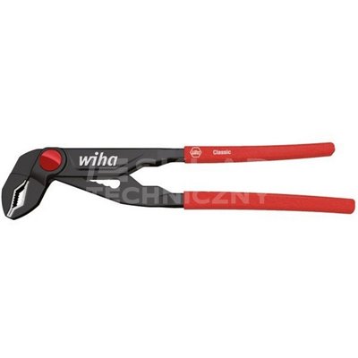 Adjustable pliers with Classic Z22001 button 180mm in Wiha 27351 blister pack.