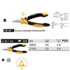 Professional ESD Half-Round Pliers Z36104 120mm in Blister Wiha 27439.