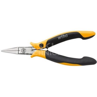 Professional ESD Flat Pliers Z38004 120mm in Wiha 27441 blister pack.