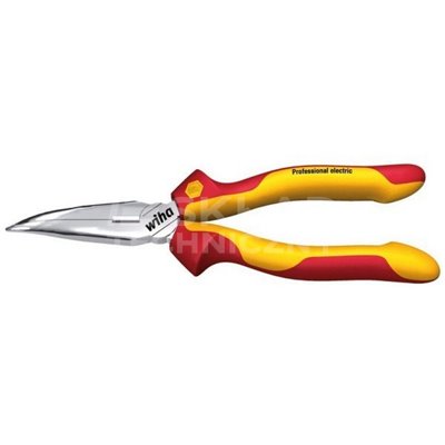 Professional Electric VDE Z05106 160mm Half-Round Cutting Pliers in Wiha 27424 blister pack.