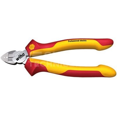 Professional electric VDE side cutters Z14006 160mm in blister pack Wiha 27431.