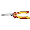 Semi-circular cutting pliers with cutting blades Industrial electric VDE Z05009 160mm in Wiha 38857 blister pack.