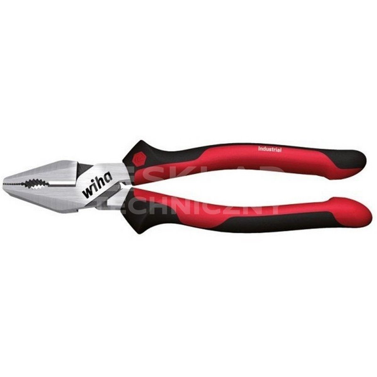 Reinforced Industrial Z02002 225mm combination pliers in Wiha 34567 blister pack.