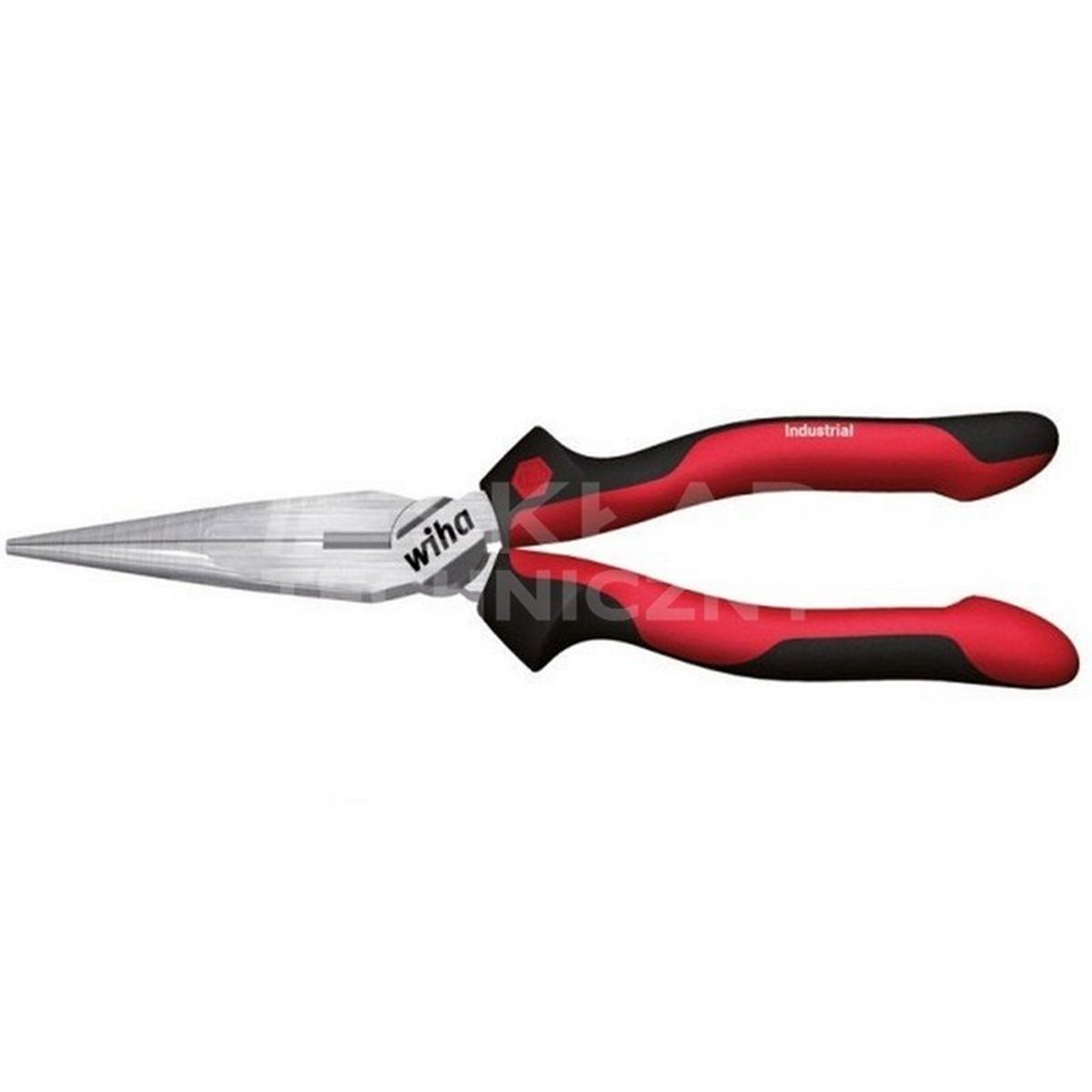 Semi-circular cutting pliers Industrial Z05002 200mm with cutting edges in Wiha 34515 blister pack.