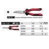 Semi-circular cutting pliers with cutting edges Industrial Z05102 160mm Wiha 32324.