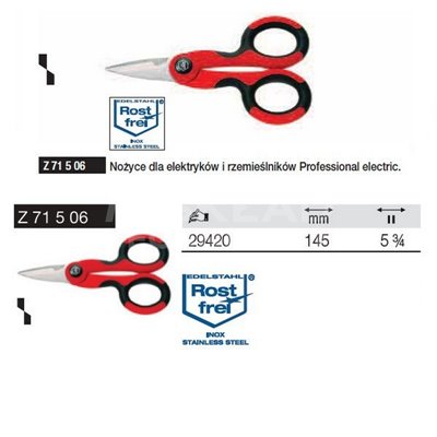Nożyce Professional electric Z71506 dla elektryków i rzemieślników Wiha 29420