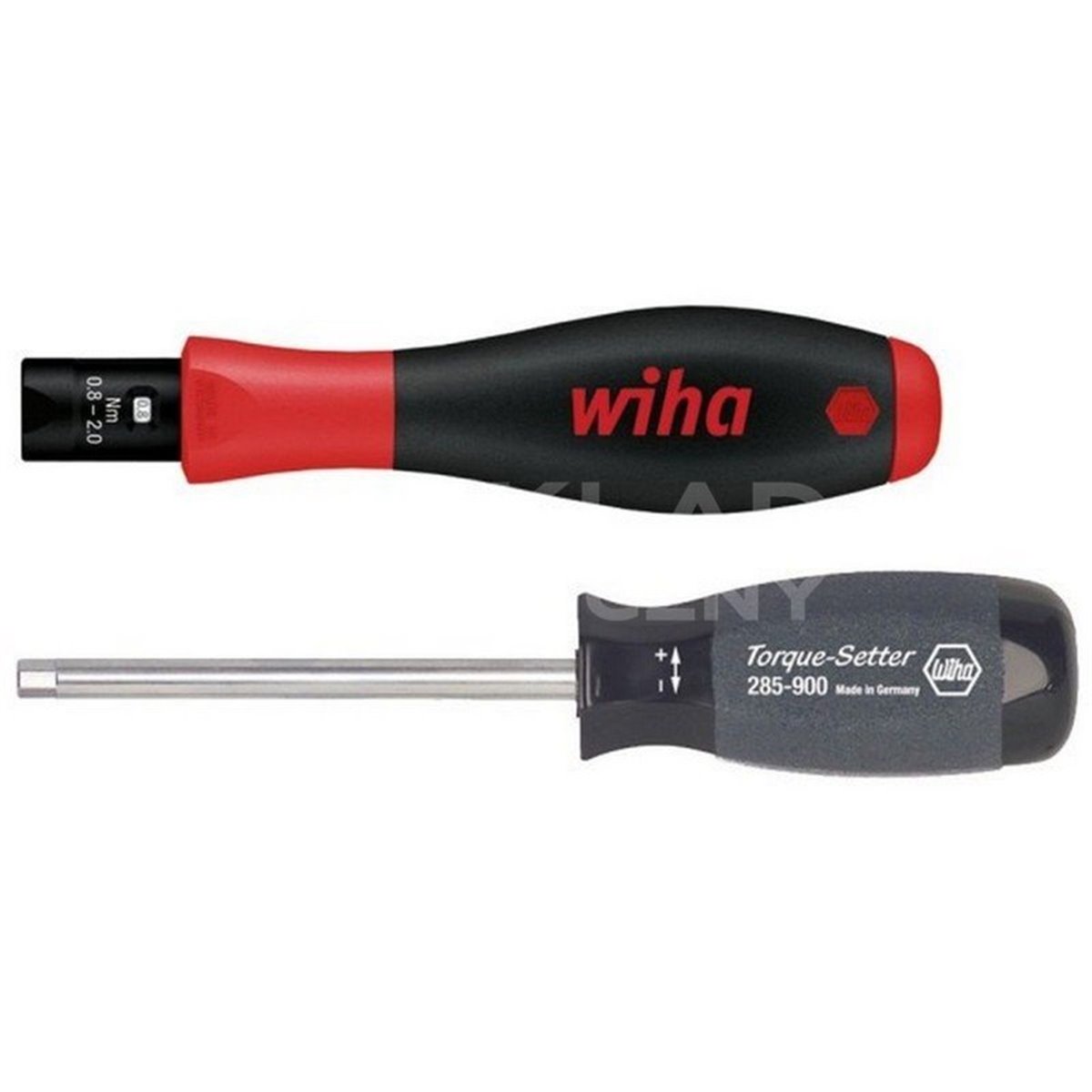 TorqueVario-S dynamometric screwdriver with Torque-Setter 2852 0.1-0.6 127mm Wiha 26888.