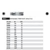 Standard Torx Plus bit, form C, 6.3 size, 7016Z model, 4IPx25mm size, made by Wiha and with product code 25996.