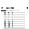 Bit Standard Torx Plus form C 6.3 7016Z 5IPx25mm Wiha 25998.