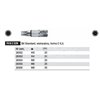 Multitooth C form Standard Bit 6.3 7019ZXZN M4x25mm Wiha 26353.