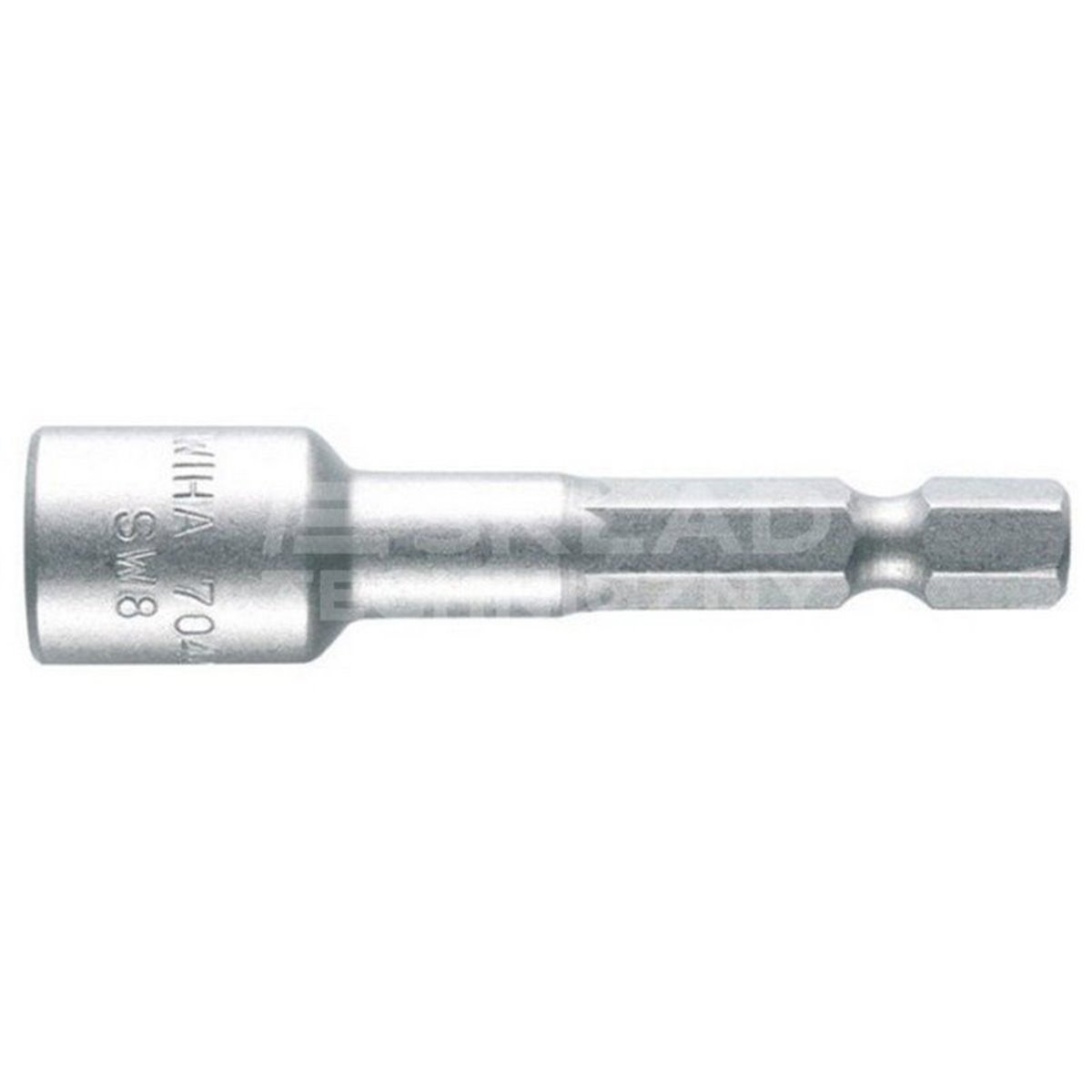 Wiha 04631 Standard Bit Socket Attachment, Magnetic, E Form 6.3 13.0, 7044M.