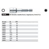 Wiha 04631 Standard Bit Socket Attachment, Magnetic, E Form 6.3 13.0, 7044M.